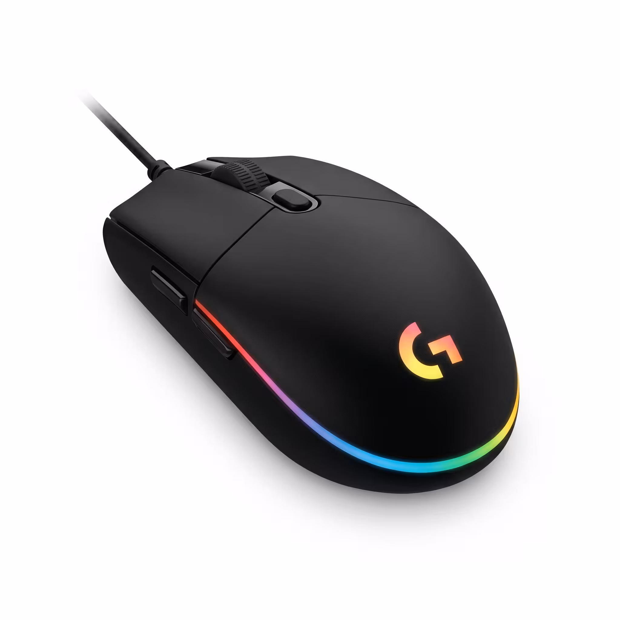 MOUSE LOGITECH G203 NEGRO LIGHTSYNC OPTICAL 8000 DPI RGB (910-005790)