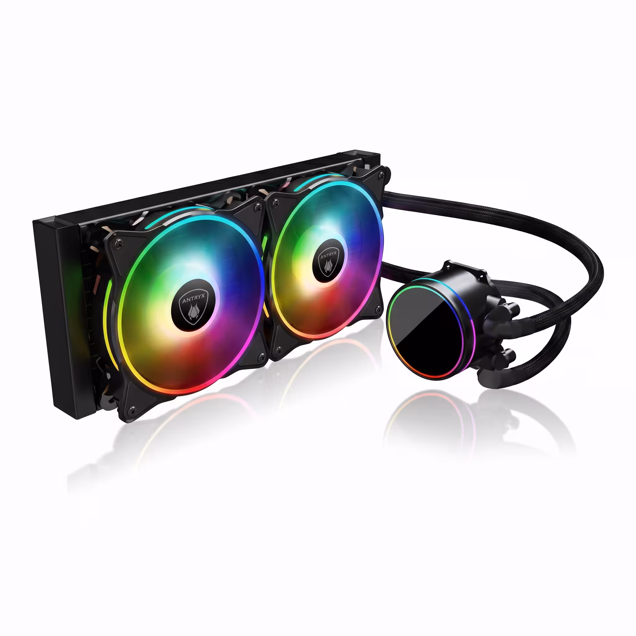 SISTEMA DE ENFRIAMIENTO LIQUIDO ANTRYX TRITON EVO 240 BLACK | ARGB | 2 FAN 12CM | (AWC-TE240K)