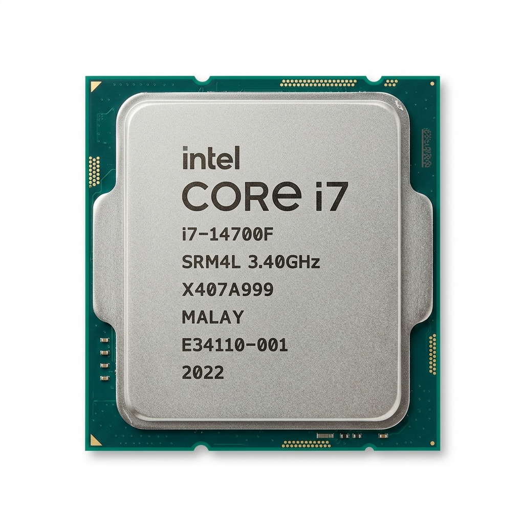 PROCESADOR INTEL CORE I7 - 14700F 14AVA GENERACION  2.1GHZ TO 5.2GHZ | 20 CORE | 30MB CACHE | LGA 1700