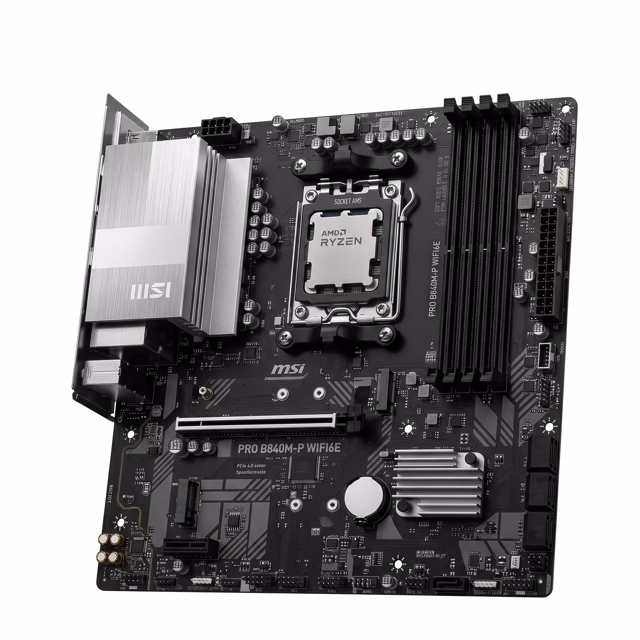 PLACA MSI PRO B840M-P WIFI6 AMD SOCKET AM5 DDR5 PCI EZ-LATCH GAMING