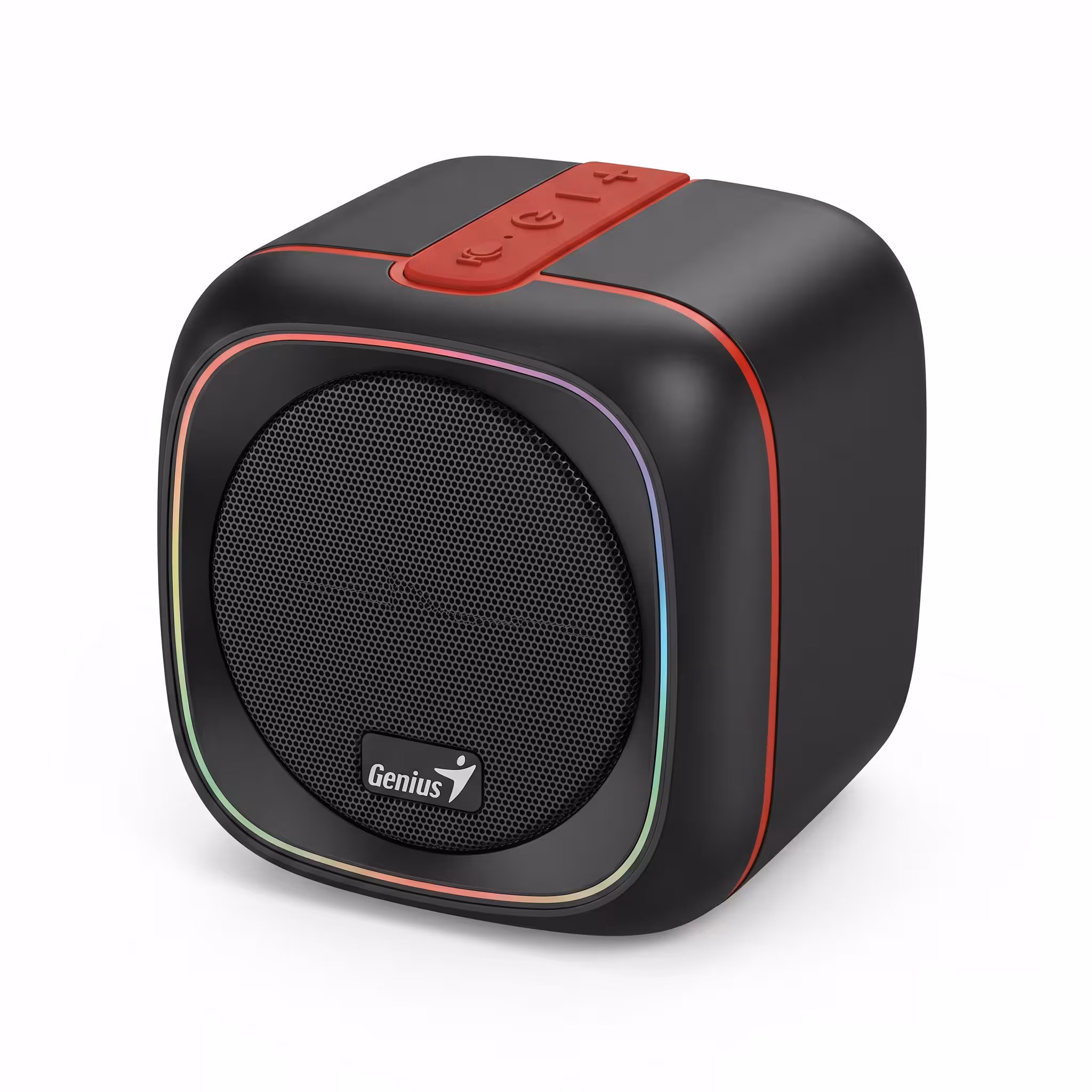 PARLANTE GENIUS SP-915BT BLUETOOTH 5W 6H MIC AI COPILOT RGB BLACK/RED (31730052403)