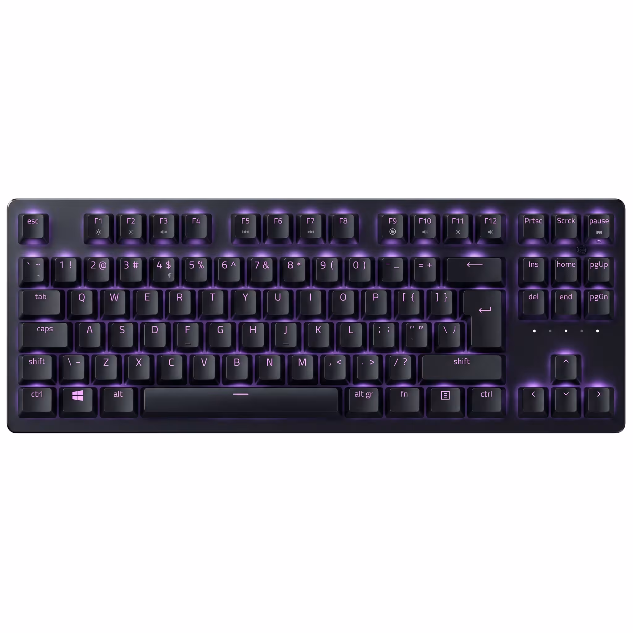 TECLADO RAZER HUNTSMAN V3 X TKL OPTO MECHANICAL SWITCH PURPLE SP CHROMA BLACK (RZ03-05021700-R311)