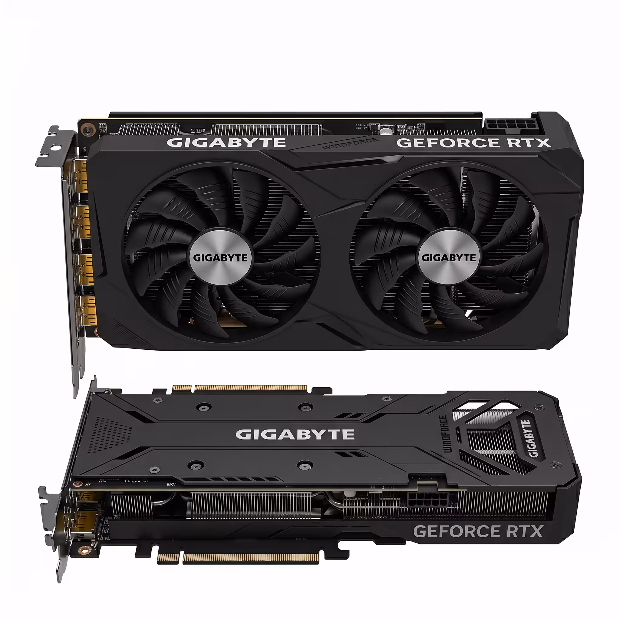 TARJETA DE VIDEO GIGABYTE WINDFORCE 0C 8GB RTX4060 NVIDIA GEFORCE | FAN COOLER X2 | HDMI (2) DISPLAYPORT (2)