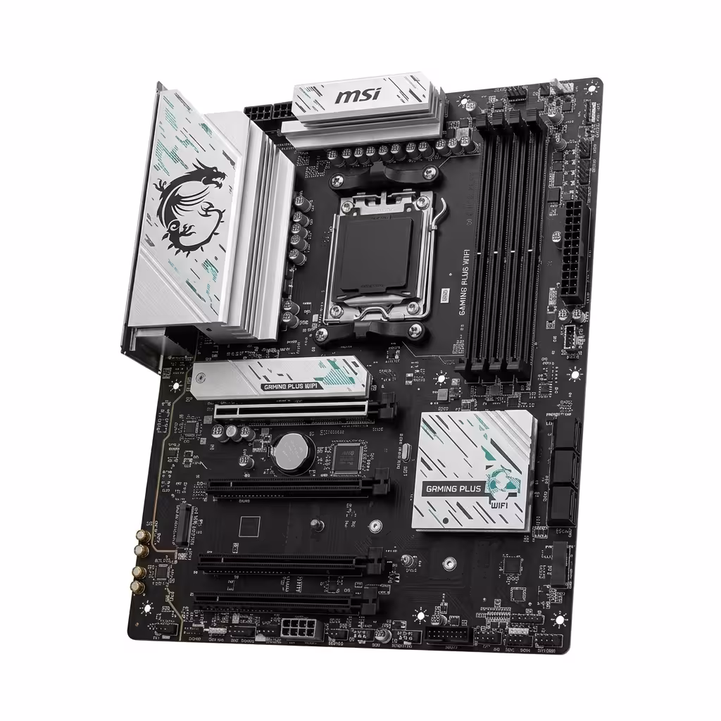 PLACA MSI B850 GAMING PLUS WF READY FOR AI PC | AMD AM5 RYZEN 9000 | WIFI 7, BLUETOOTH 5.4 | SUPORT DDR5