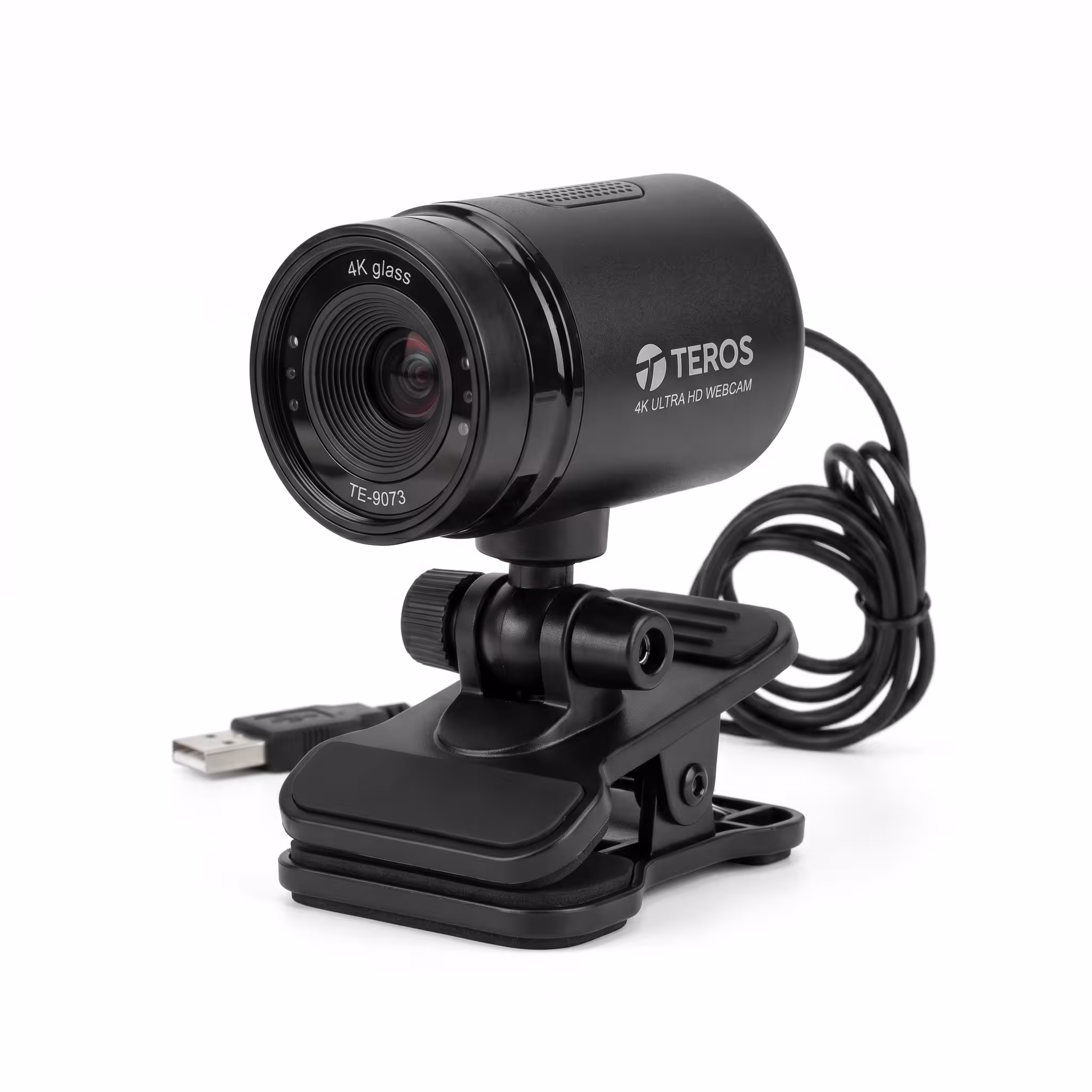 CAMARA WEB  TEROS TE-9073 | RESOLUCIÓN 4K 3840x2160 | INTERFAZ USB 2.0 | COMAPTIBLE CON WINDOWS