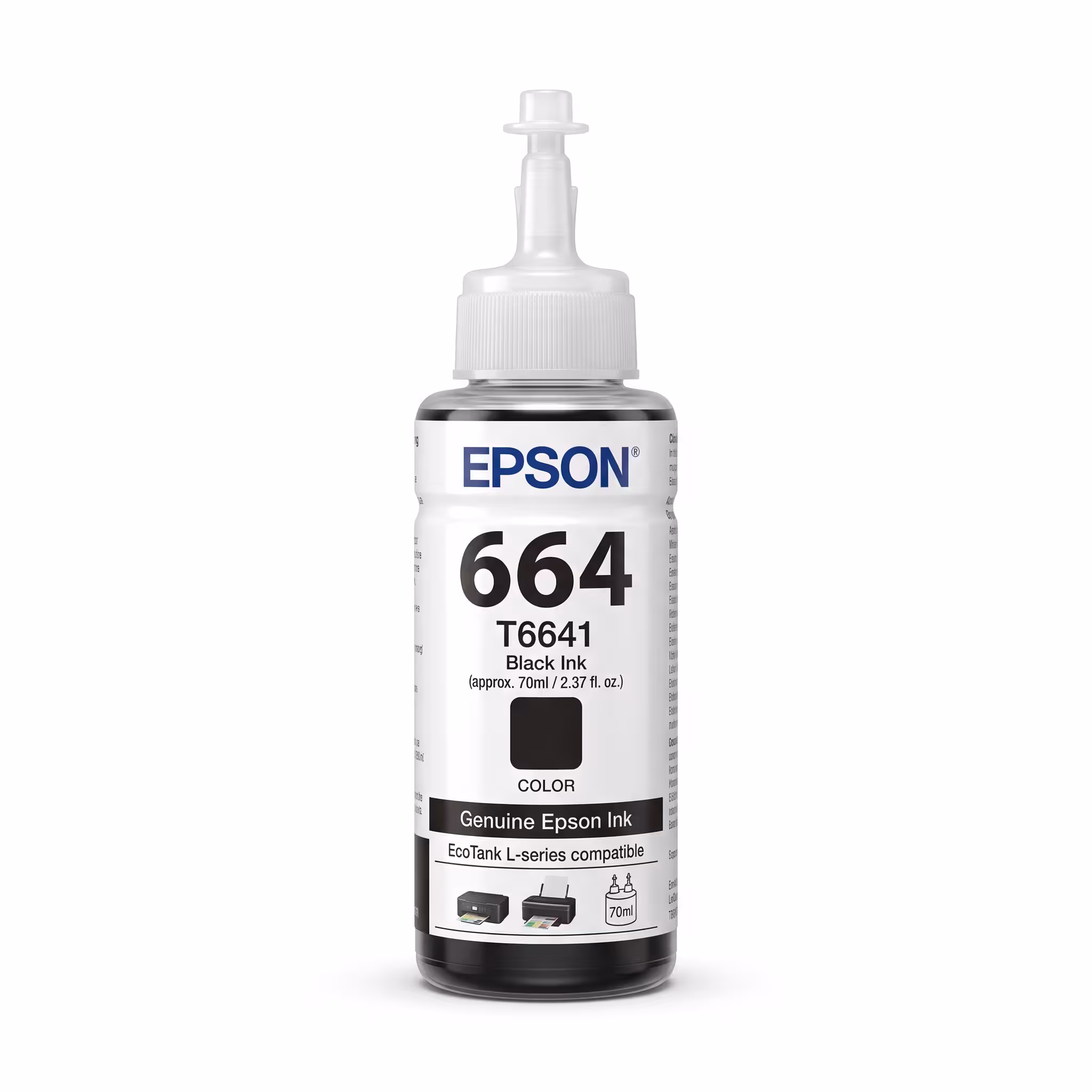 CARTUCHO DE TINTA EPSON T6641 NEGRO PARA L210, L355, L555