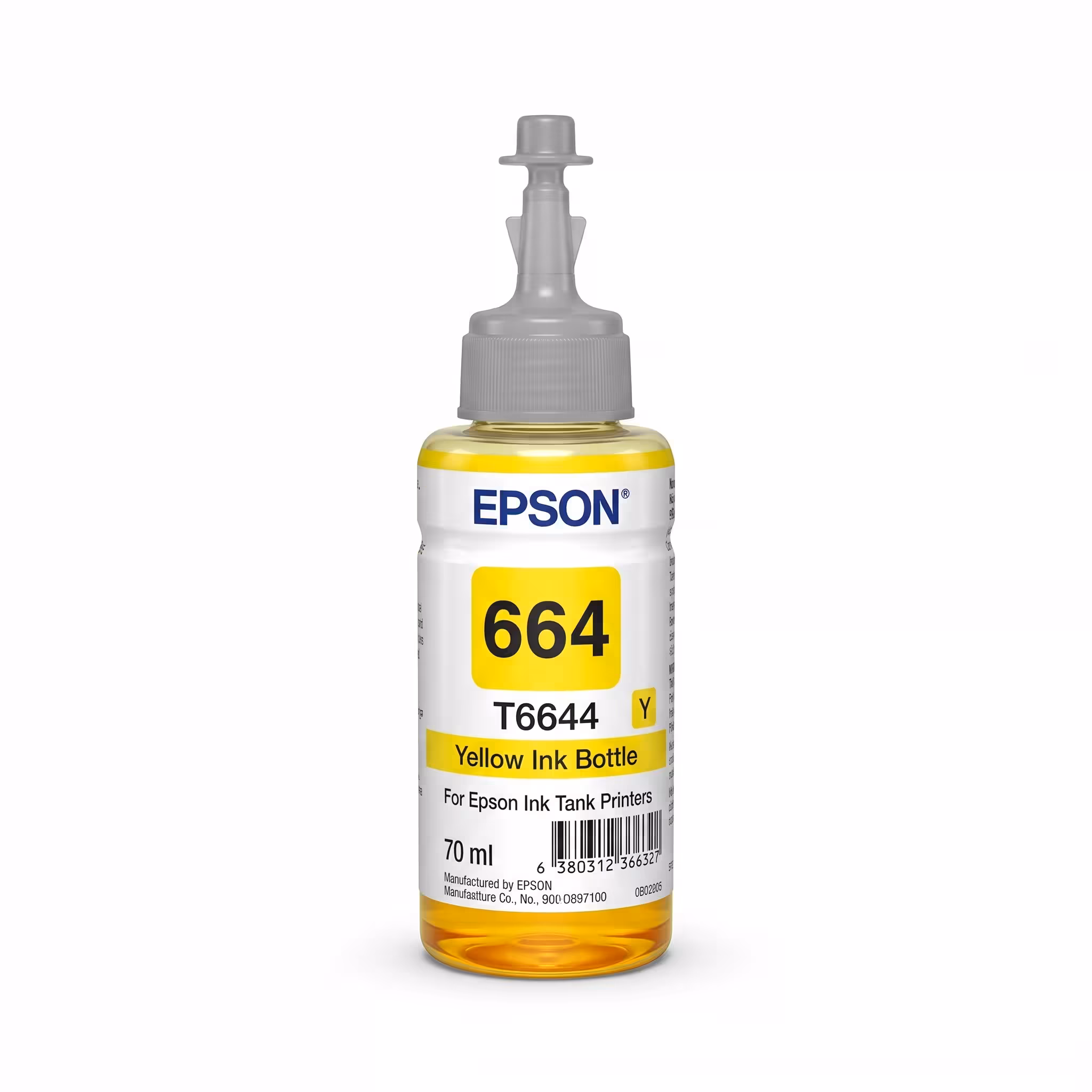 CARTUCHO DE TINTA EPSON T6644 AMARILLO (L210,L355,L555)