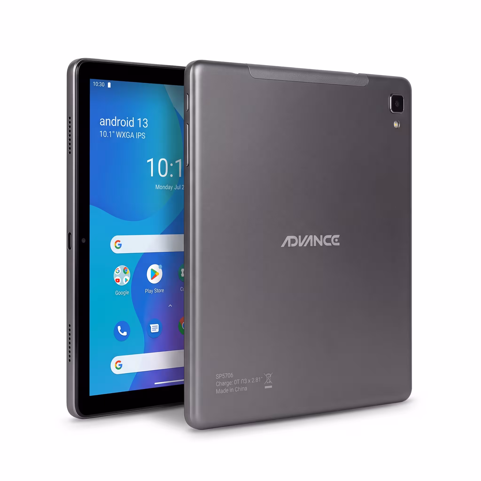 TABLET ADVANCE SMARTPAD SP5706 | PANTALLA 10.1" WXGA IPS |CPU T310 2.00GHZ| MEMORIA RAM 4GB | ALMACENAMIENTO 64GB |SISTEMA ANDROID 13