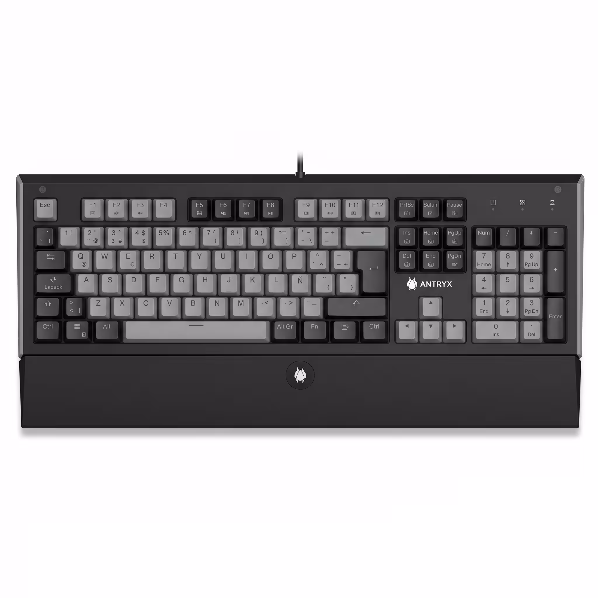 TECLADO MECANICO ANTRYX MKZIGRA EVO NEGRO/ GRAY SWITCH ROJO (AMK-900KRE-SP)