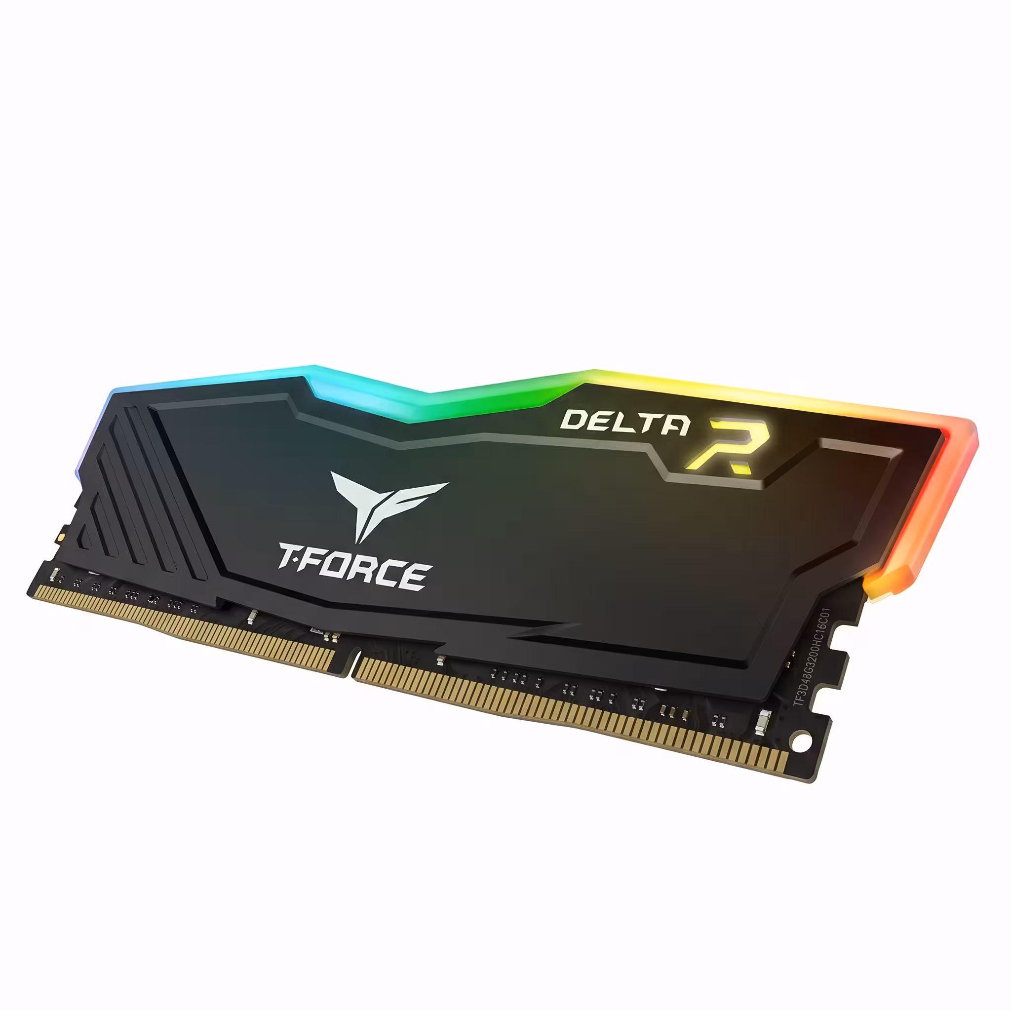 MEMORIA RAM TEAMGROUP T-FORCE DELTA RGB DDR4 8GB BUS 3200 ( TF3D48G3200HC16C01 ) NEGRO |
