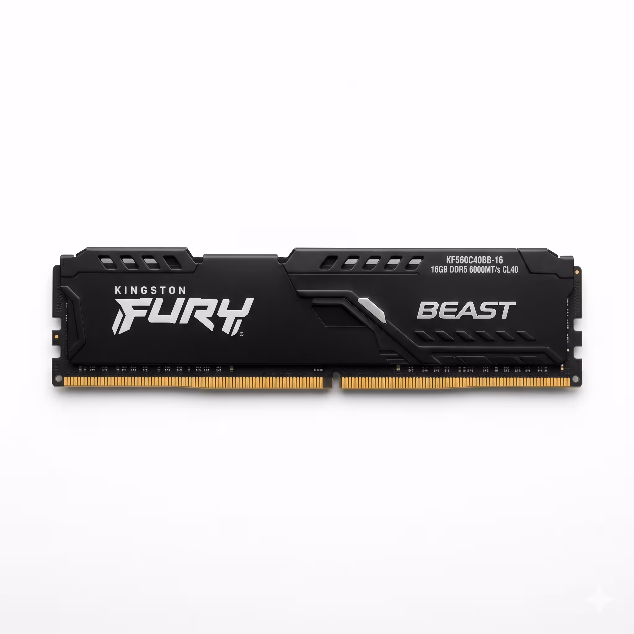 MEMORIA RAM KINGSTON FURY BEAST NEGRO 16GB/6000 DDR5 CL40 ( KF560C40BB-16 )