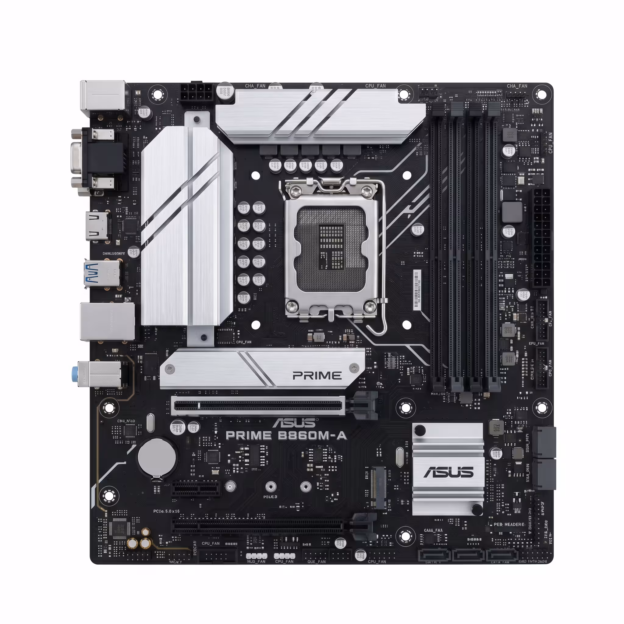 PLACA ASUS PRIME B860M-A AI READY DDR5 PCIE 5.0 INTEL CORE ULTRA 2 LGA 1851 AURA SYNC HDMI