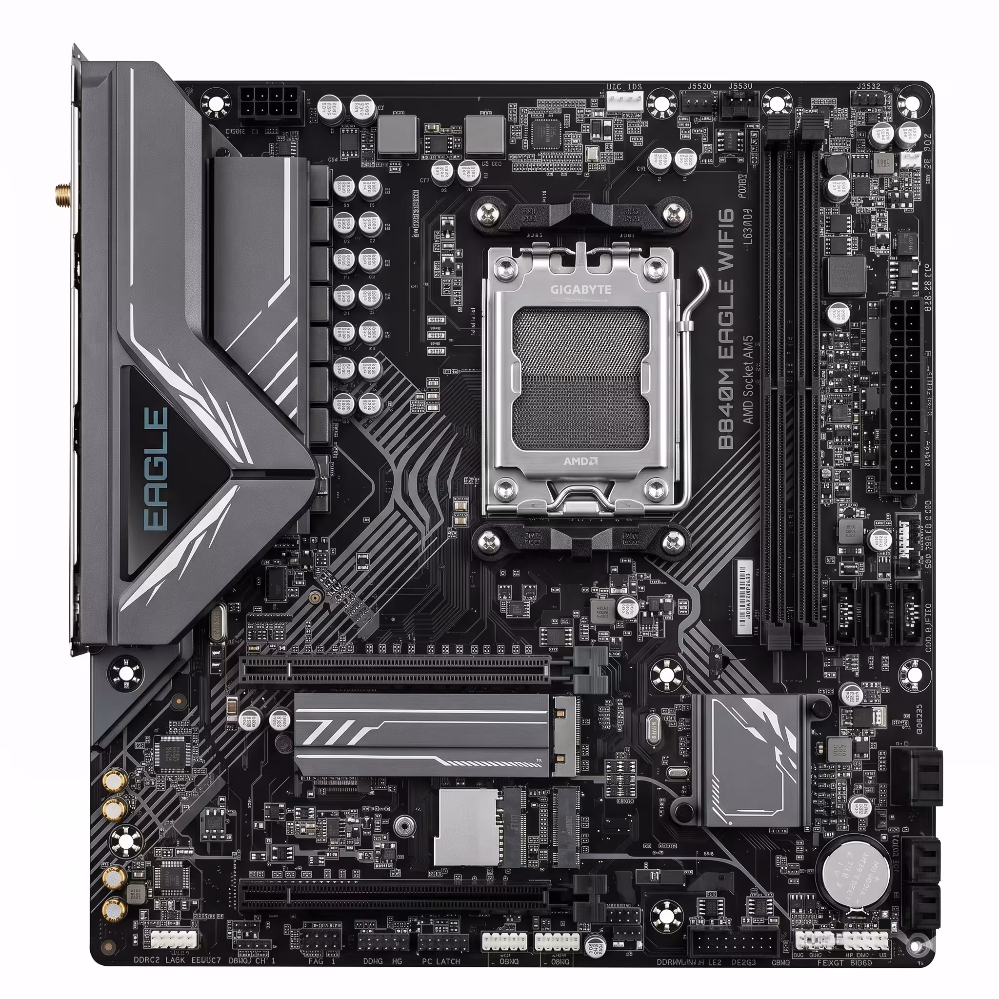 PLACA GIGABYTE B840M EAGLE WIFI6 AMD SOCKET AM5 DDR5 PCI EZ-LATCH GAMING