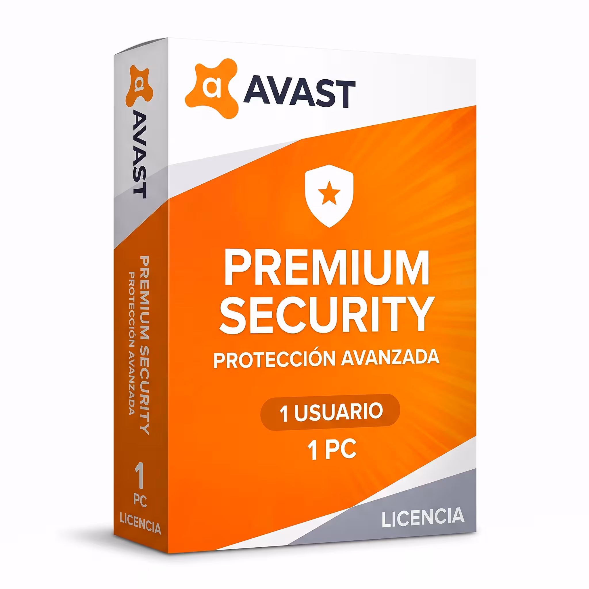 ANTIVIRUS AVAST DE 1 USUARIO (1PC) PREMIUM SECURITY PROTECCION AVANZADA LICENCIA