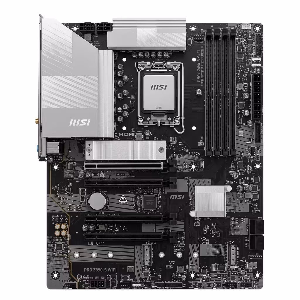 PLACA PRO MSI Z890-S WIFI7 AI SUPORT DDR5 | PCI EXPREX 5.0 | INTEL CORE ULTRA 2.0 LGA1851 | USB-C THUNDERBOTH