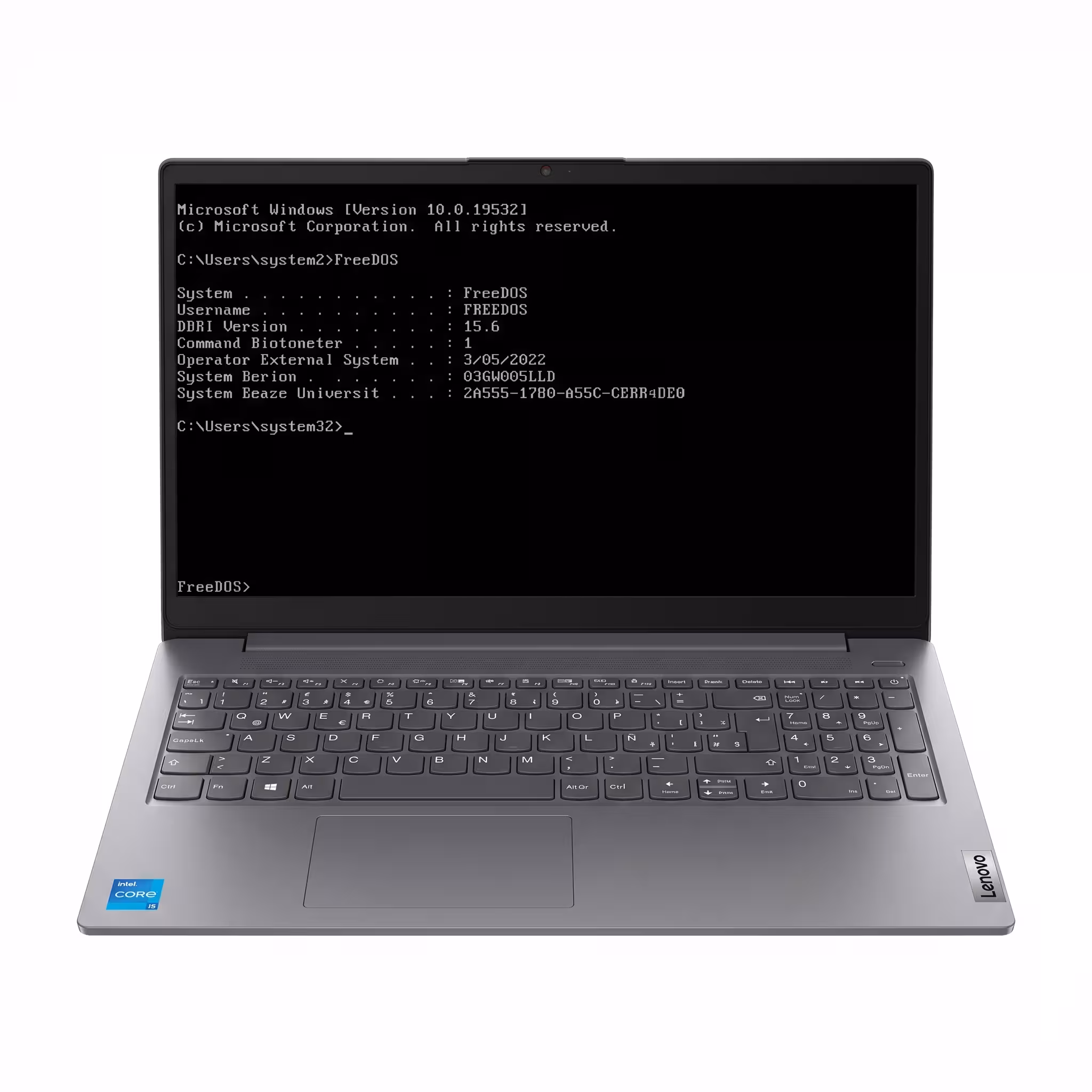 LENOVO V15 G5 IRL (83GW005LLD) | INTEL CORE I5-13420H | MEMORIA RAM 8GB DDR5 | SOLIDO 512GB M.2 | PANTALLA LED 15.6" FHD 1080 | FREEDOS