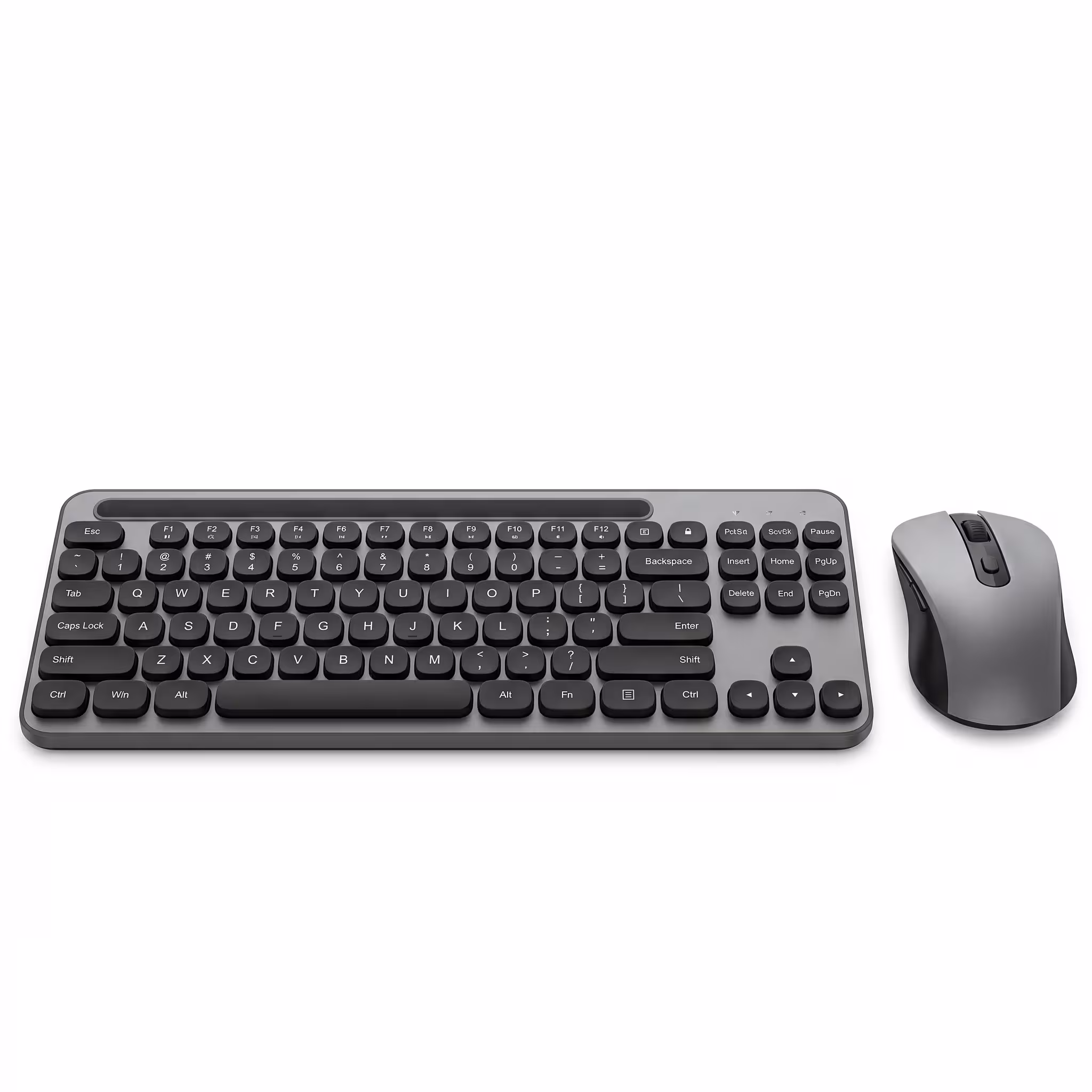 KIT WIRELESS TECLADO + MOUSE ANTRYX WS-970 GRAY, HOLDER SLOT (ASC-WS970GY)